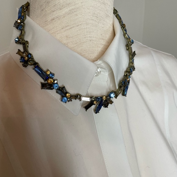 Banana Republic Rhinestone Necklace Vintage - Picture 1 of 7